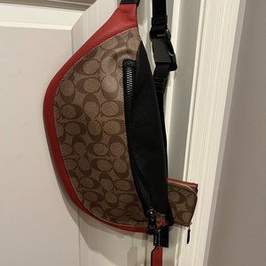 Brand New Coach Fanny Pack and Matching Wallet